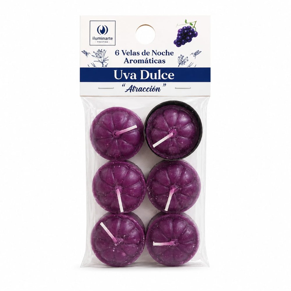Velas Aromaticas x 6 Uva