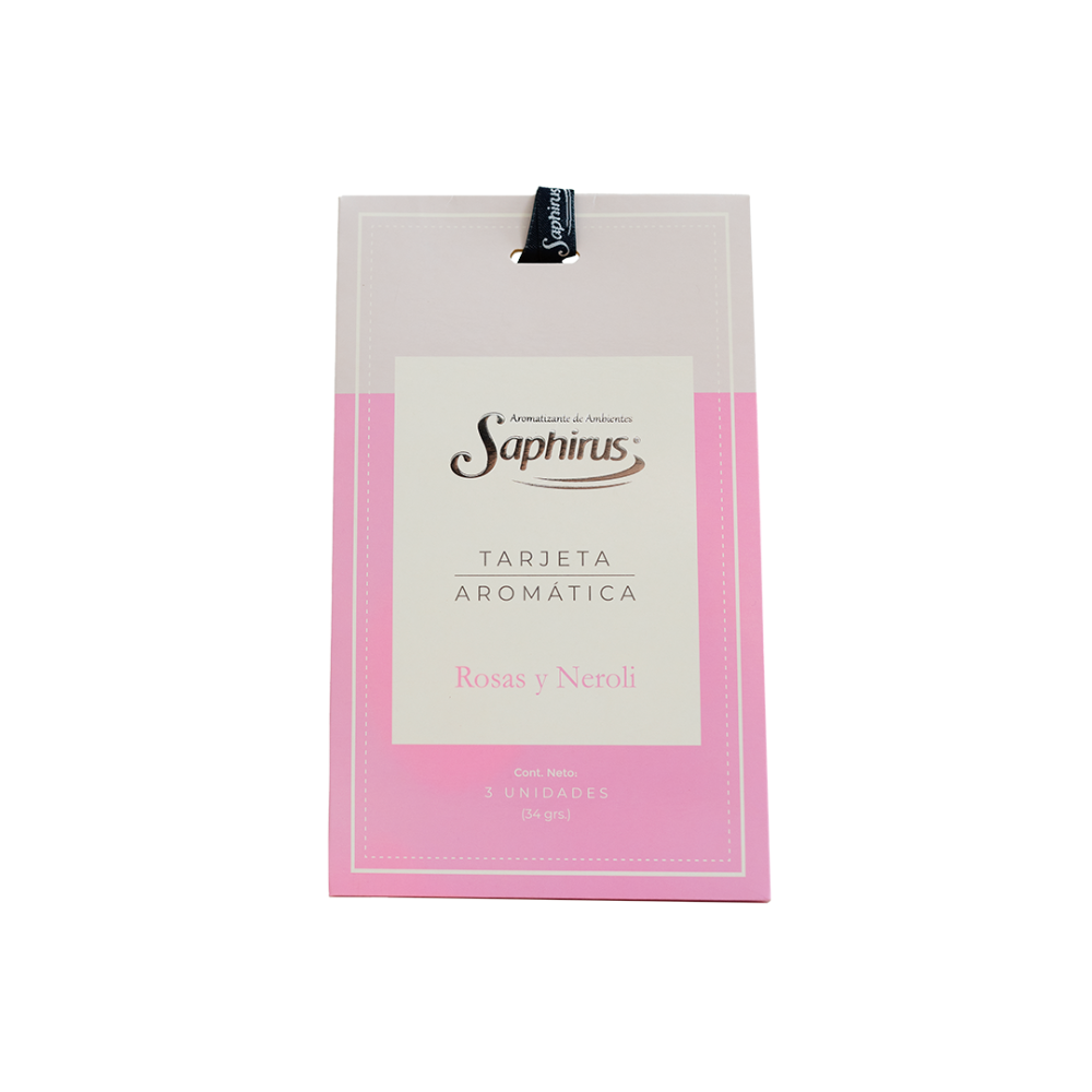 Tarjeta Aromatica Rosas y Neroli
