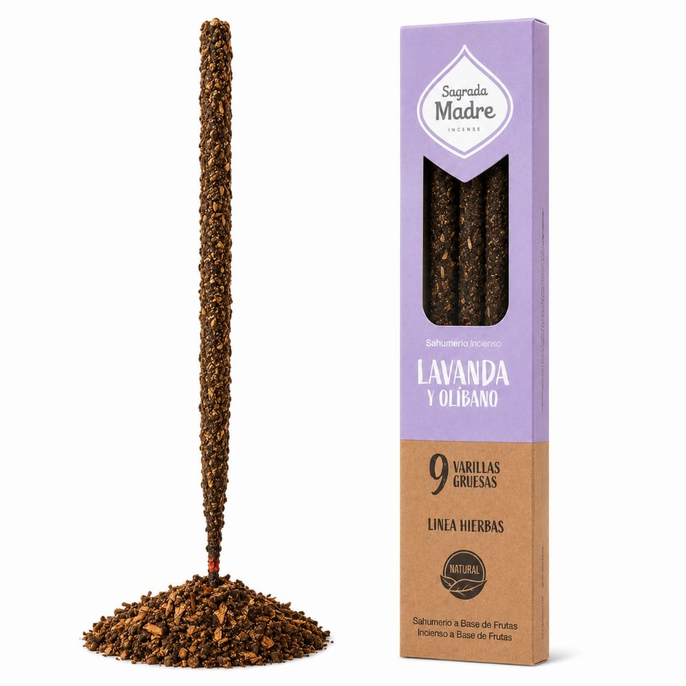 Sahumerio Hierbas Lavanda y Olíbano