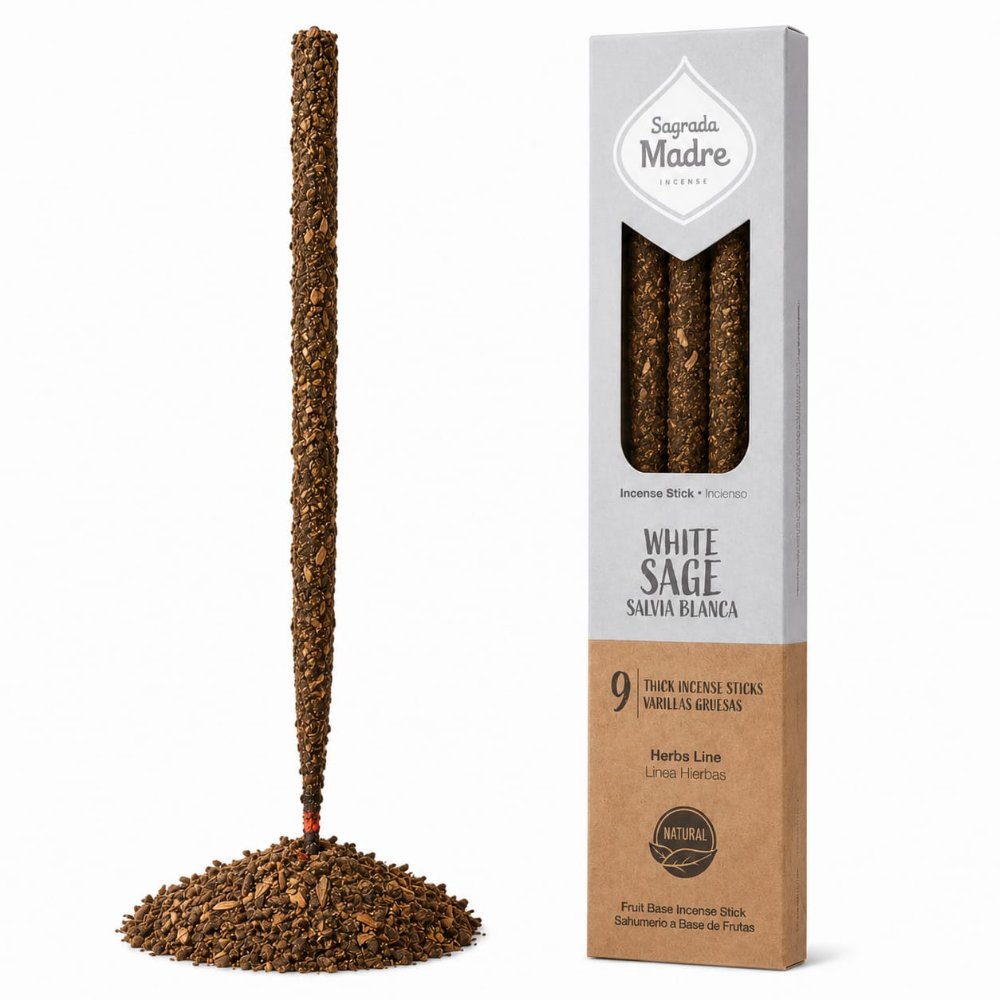 Sahumerio Hierbas Salvia Blanca y Olíbano