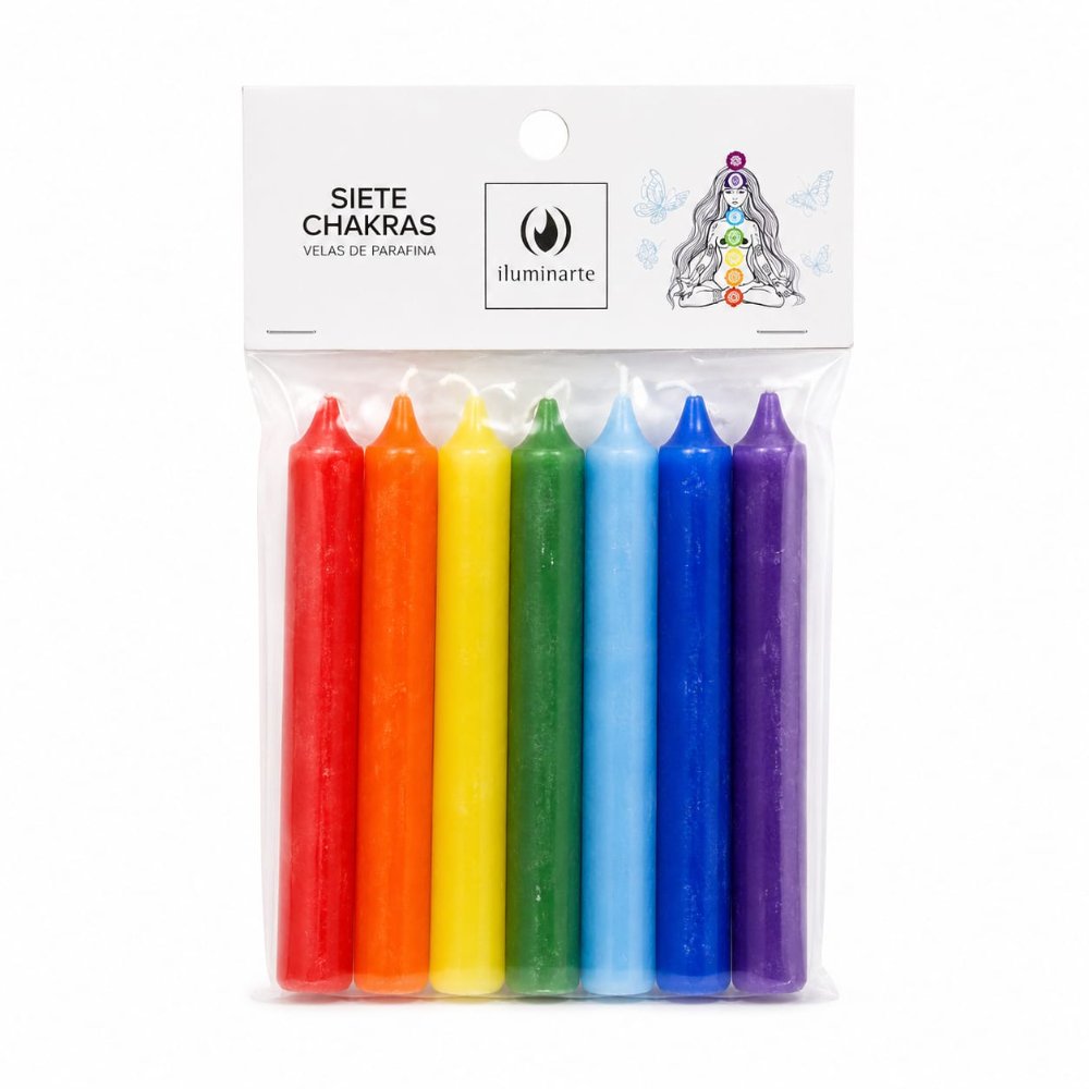 Velas de Parafina 7 Chakras