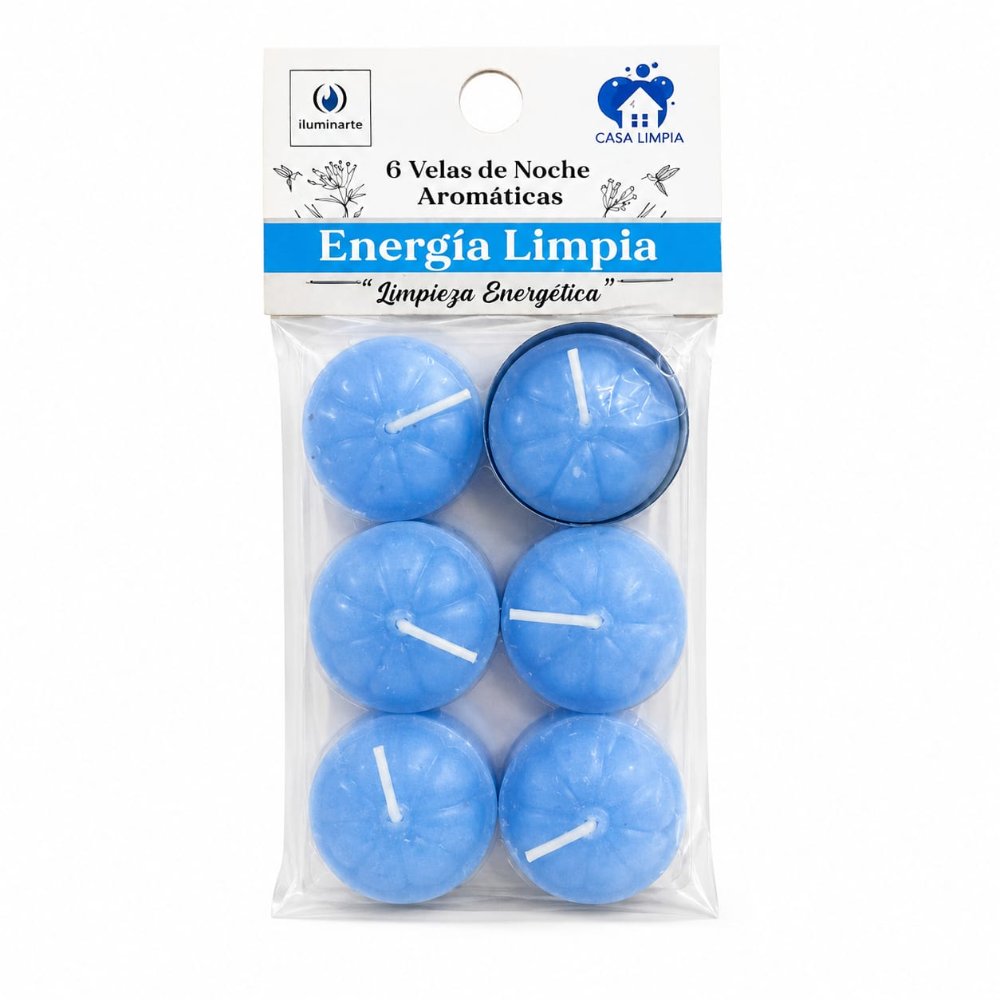 Velas Aromáticas x 6 Energía Limpia