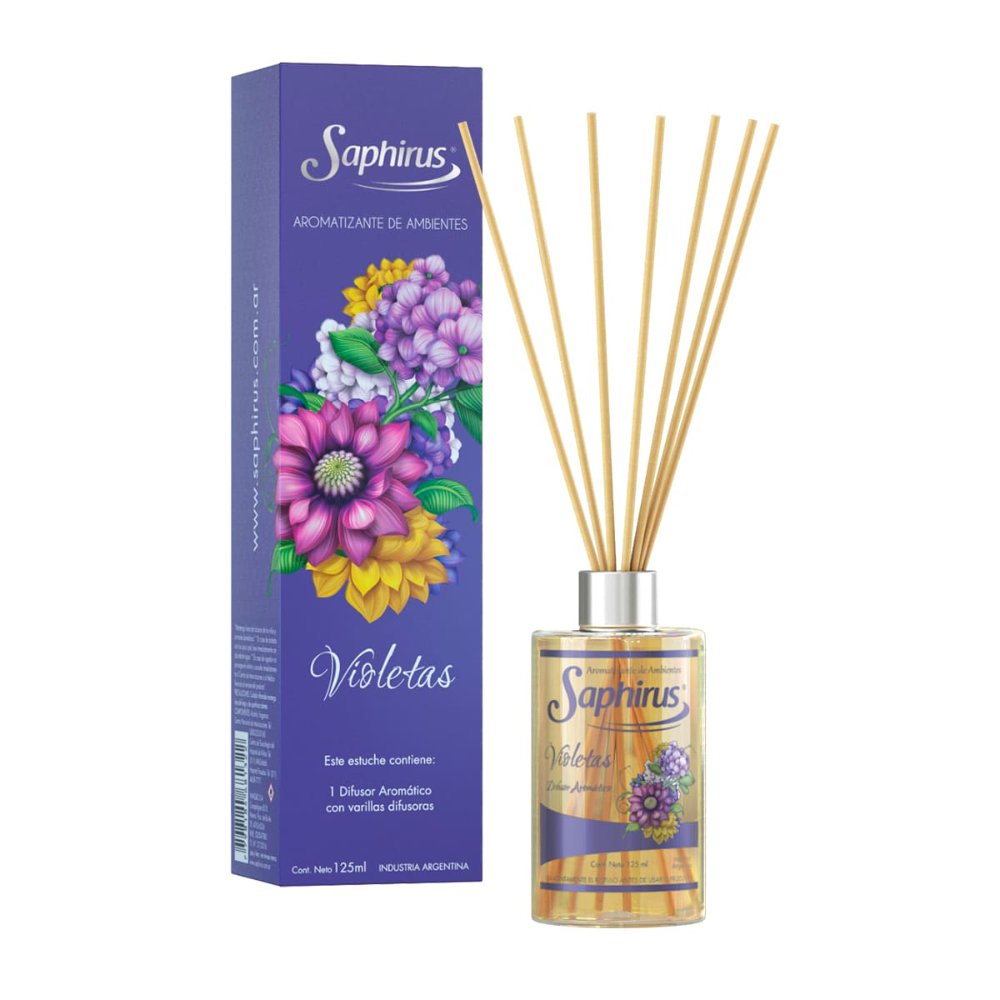 Difusor con Varillas Violetas
