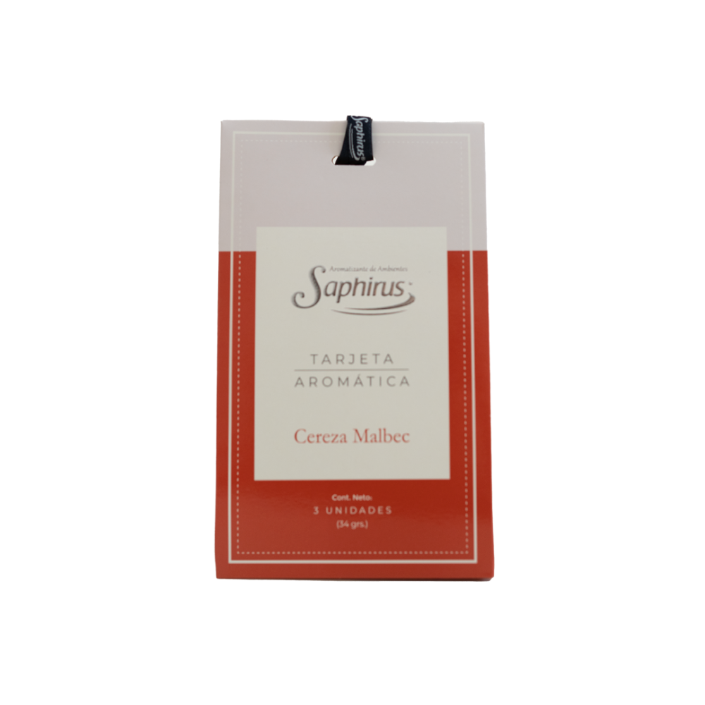 Tarjeta Aromatica Cereza Malbec
