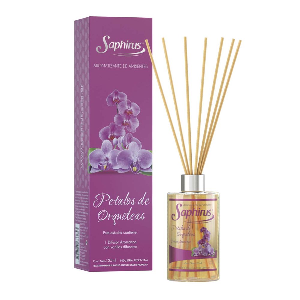 Difusor con Varillas Pétalos de Orquídeas