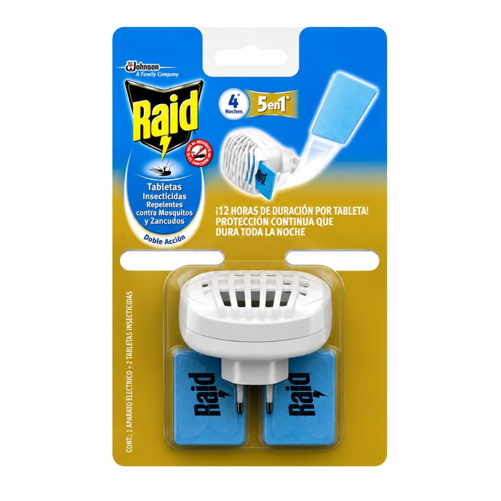Raid Aparato Electrico + 4 tabletas