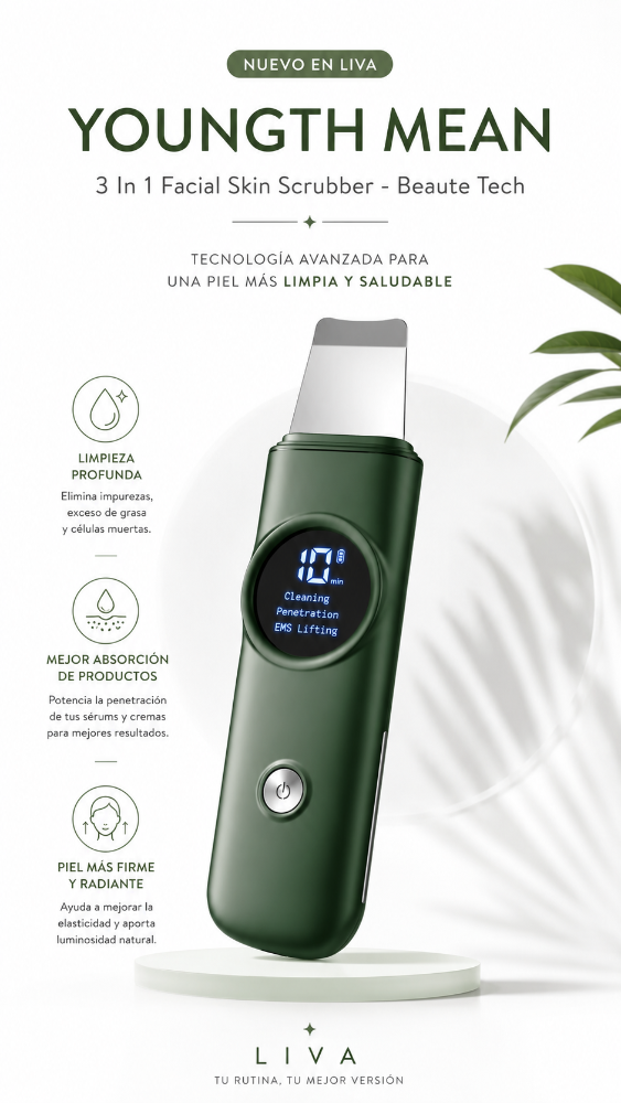Beaute Tech - Fino Premium MEAN 3 In 1 Facial Skin Scrubber (MRC3 White)
