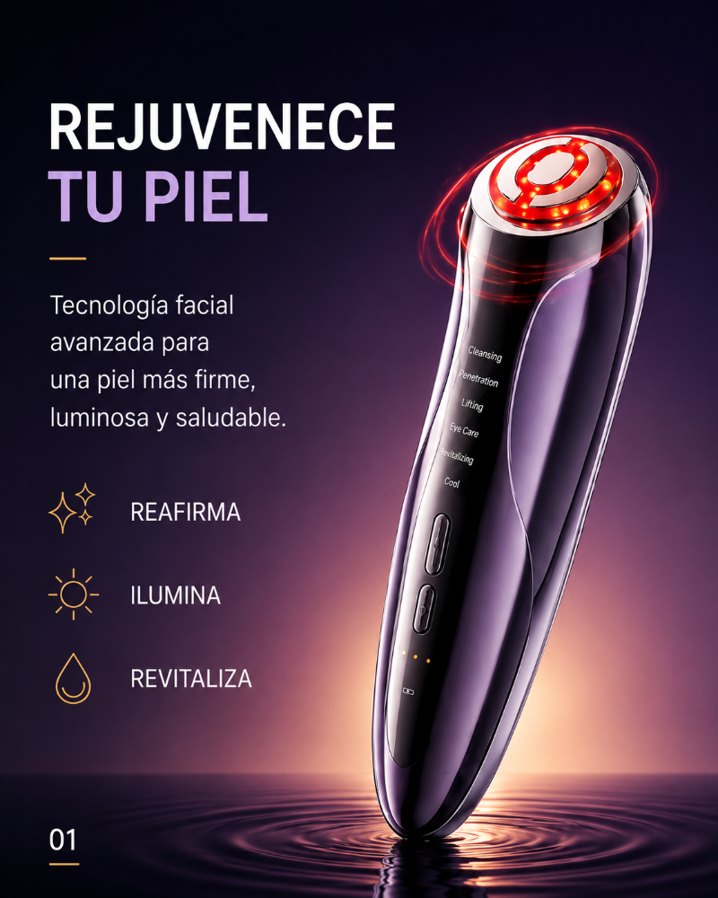 Beaute Tech - YOUNGTH MEAN 6 In 1 Multi-Effect Skin Care Beauty Device (MRC2)