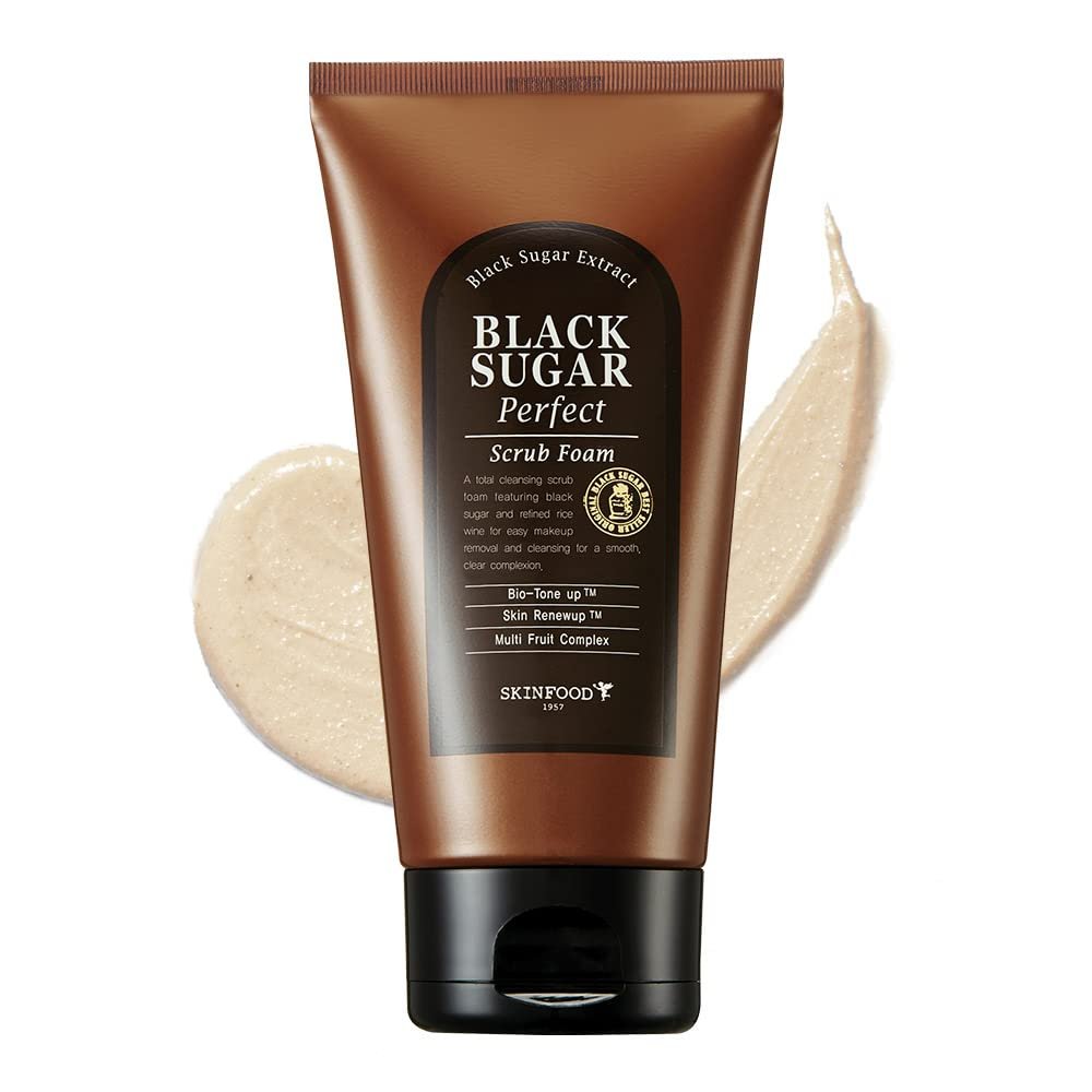 SKINFOOD - Black Sugar Perfect Scrub Foam