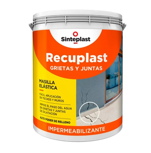Sellador Grietas Y Juntas Blanco Recuplast 1 Kg