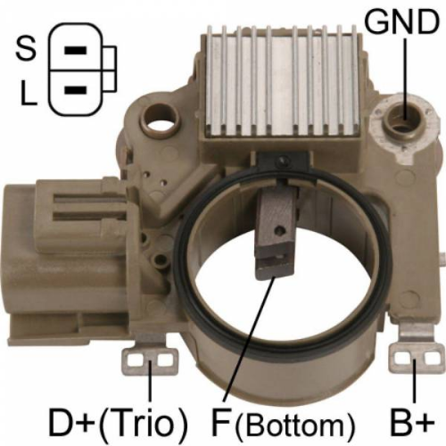 235-8375 REGULADOR MITSUBISHI CANTER FUSO L200-L300-L400 MONTERO LANCER 1.8 MAZDA SUZUKI 12V MAQUINARIA IM847H HI-CORP