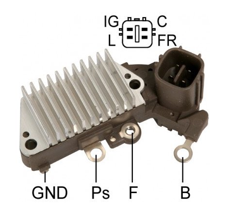 235-8242 REGULADOR HONDA CIVIC 4P NIPPONDENSO 126000-2090 2160 2170 2470 2610 3030 IN445 IN445H HI-CORP