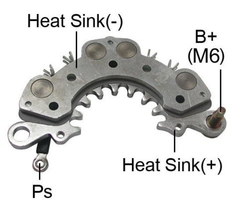 18-XIHR-744 DIODERA NISSAN SUBARU 85AMP IHR744A ARX