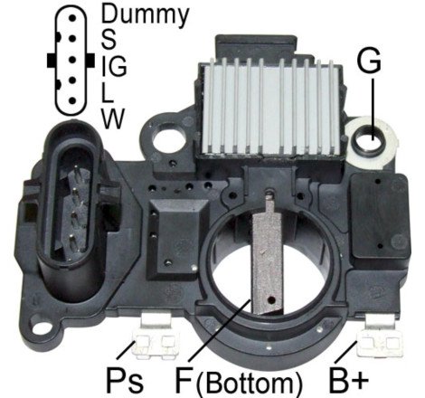 35-VRH2009-125B REGULADOR MITSUBISHI DEUTZ VOLVO 5P MAQUINARIA 20224 20238 24V  REGITAR
