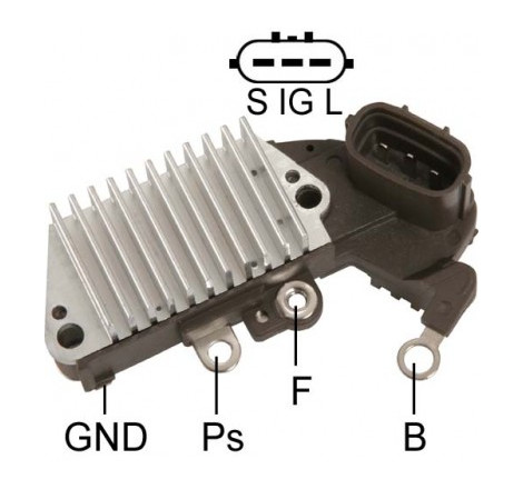235-8235 REGULADOR TOYOTA BURBUJA AUTANA MERU STARLET MACHITO TERIOS CAMRY CONECTOR OVALADO IN437 HI-CORP
