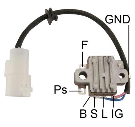 35-XIN-921 REGULADOR NIPONDENSO HINO 12V MAQUINARIA U12214 12215 20513 22320 IN921 ARX