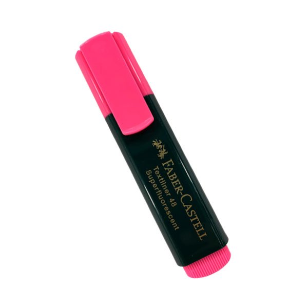 Resaltador Faber Castell Rosado