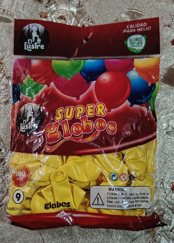 GLOBO NACARADO AMARILLO