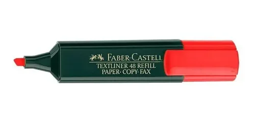Resaltador Faber Castell Rojo