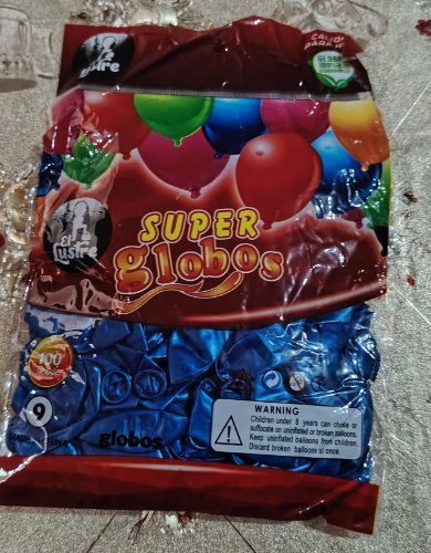 GLOBO NACARADO AZUL