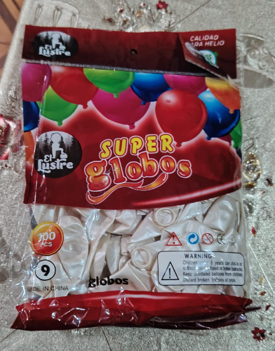 GLOBO NACARADO BLANCO