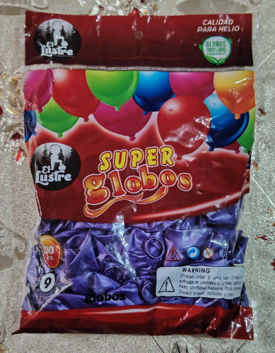 GLOBO NACARADO MORADO