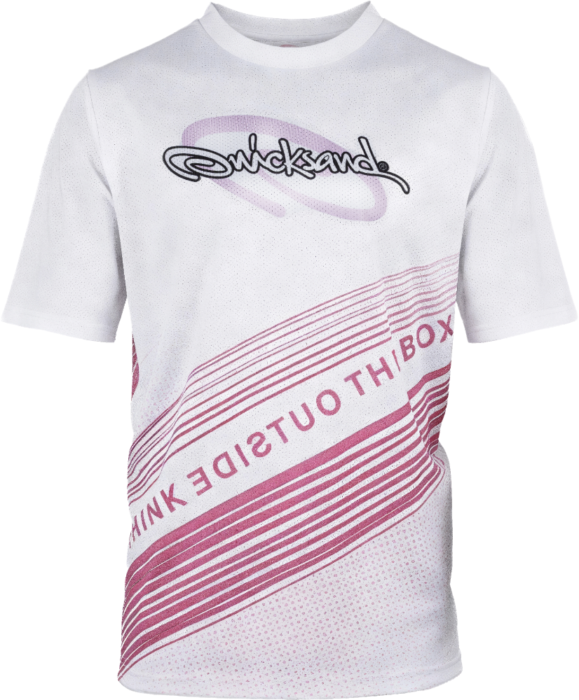 Franela white/pink