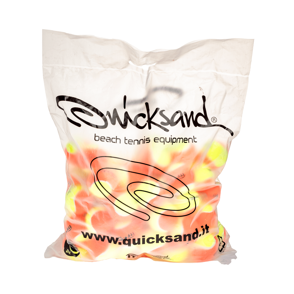 BOLSA DE PELOTAS DE BEACH TENNIS 60UNDS