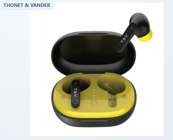 AUDIFONO THONET & VANDER REIS INALÁMBRICO BLUETOOTH HK096-03647 NEGRO