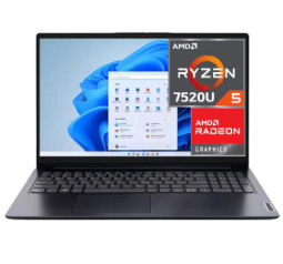 LAPTOP LENOVO IDEAPAD 1 15.6" RYZEN 5-7520U 8GB 256GB WIN 11 INGLÉS 82VG00WXUS AZUL