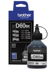TINTA BROTHER BTD60BK INKJET COLOR NEGRO