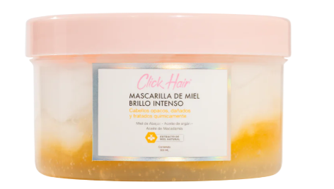 Mascarilla Brillo Intenso Miel Click Hair