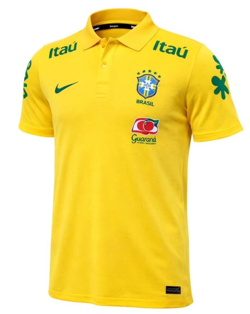 Camisa Seleção Brasileira Amarela Viagem - MASCULINA
