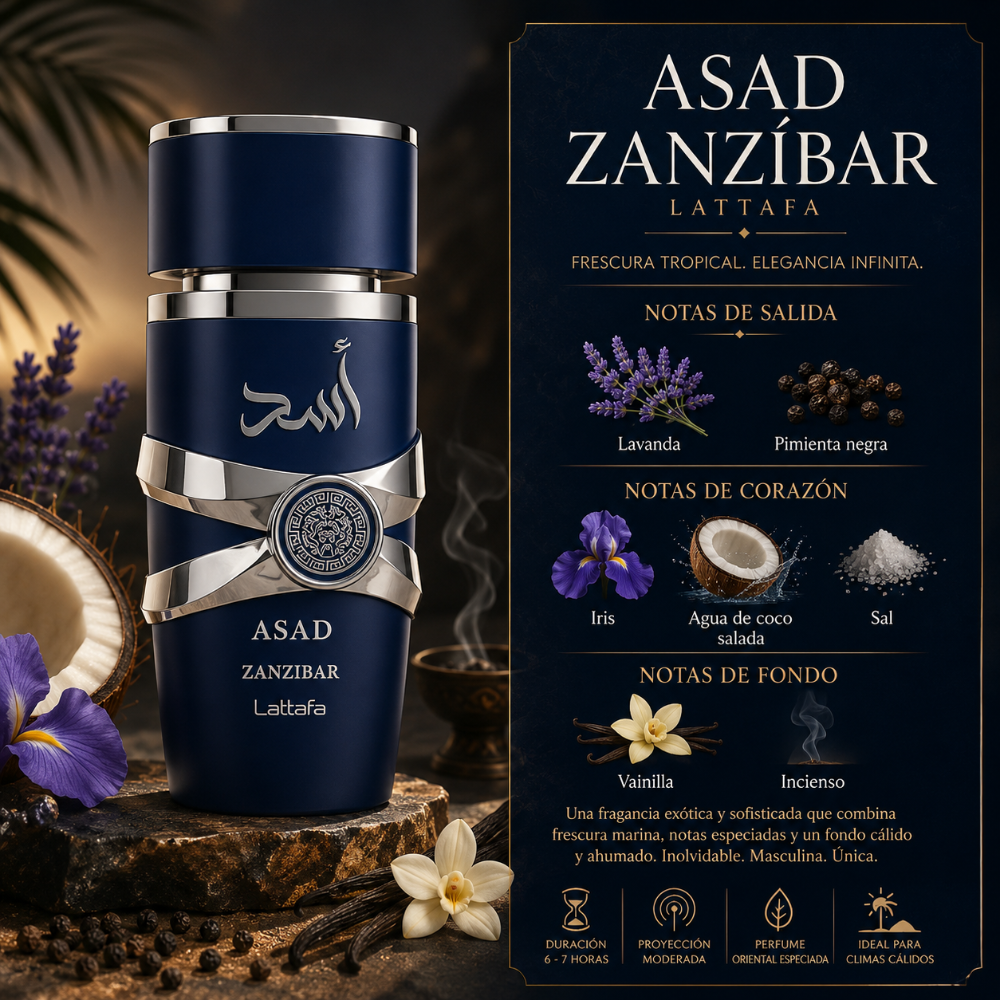 Lattafa Asad Zanzibar  100 ml EDP 1.1 Premium