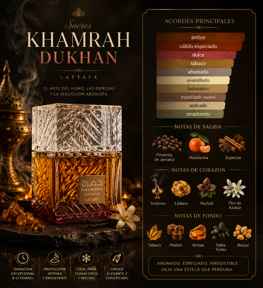 Lattafa Khamrah Dukhan  100 ml EDP 1.1 Premium