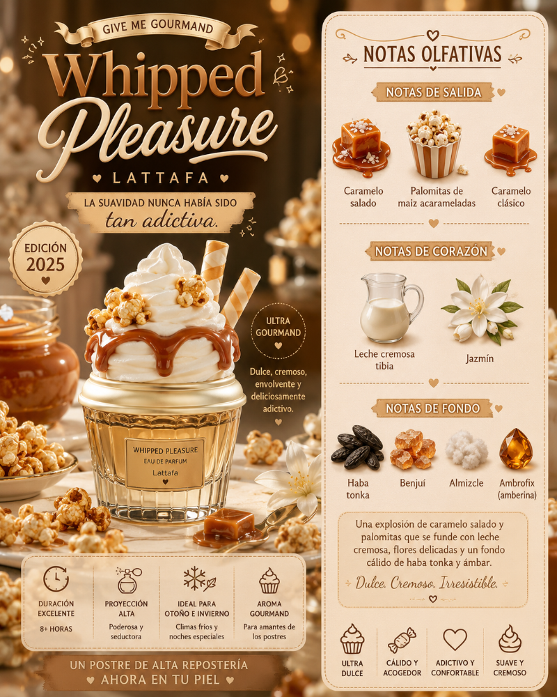 Lattafa Whipped Pleasure  EDP 75ML 1.1 Premium
