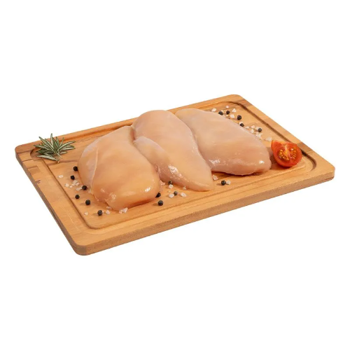 Paquete C/3 PZAS DE PECHUGA DE POLLO SIN HUESO Y SIN PIEL