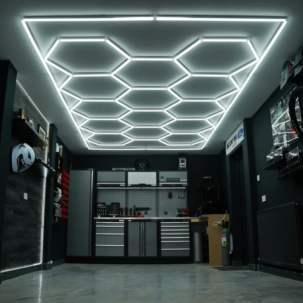 Luces Led hexagonales x14