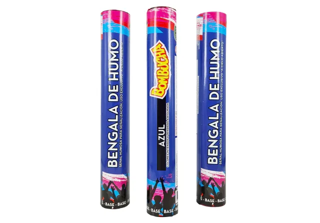 Bengala de Humo Azul