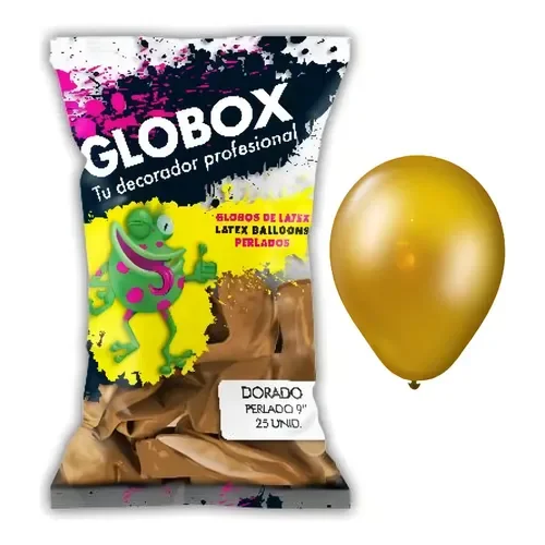 Globox Perlado Dorado 12" x 50