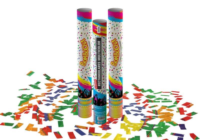 Cañon Lanzapapelitos Metalizados Multicolor