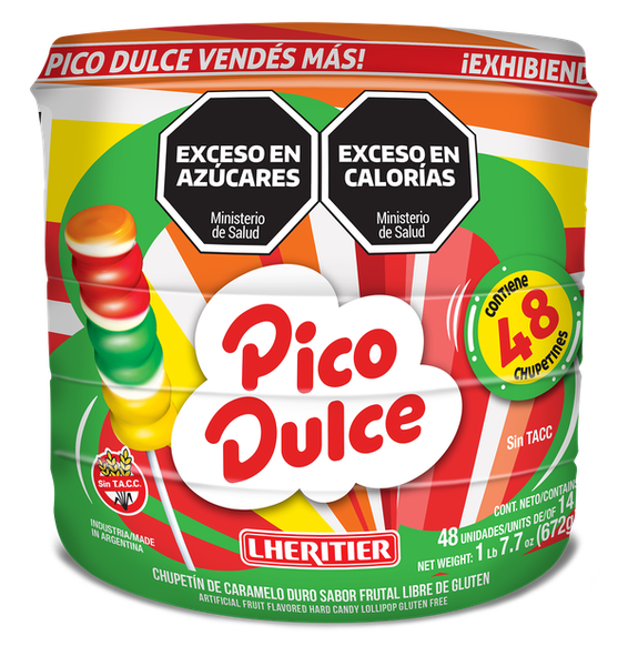 Chupetines Pico Dulce Tarro
