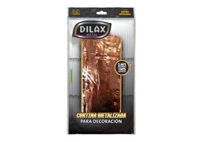 Cortina Metalizada Rose Gold Dilax