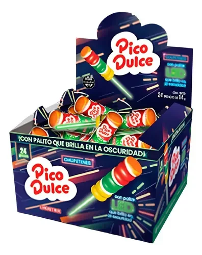 Chupetin Pico Dulce Palito Led