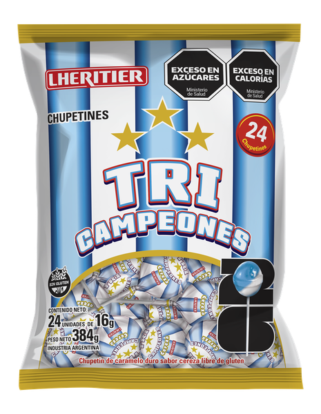 Chupetin Tri Campeones Lheritier