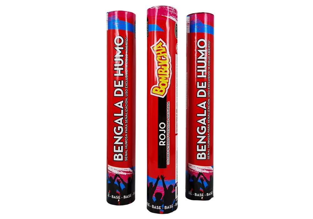 Bengala de Humo Rojo