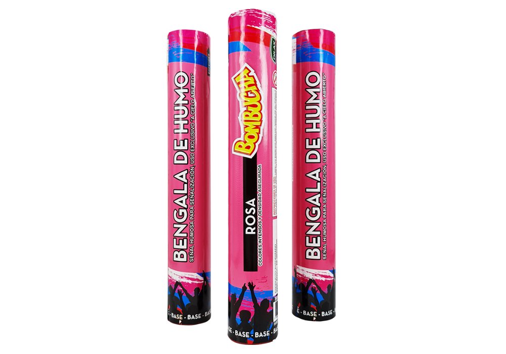Bengala de Humo Rosa