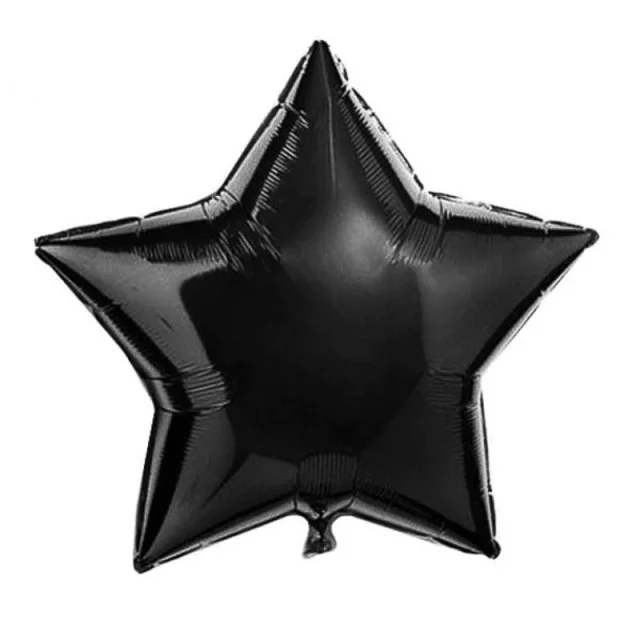 Globo Estrella Negro 18"