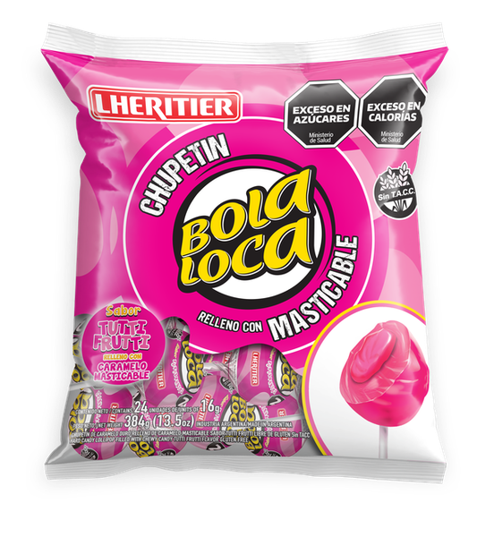 Chupetin Boca Loca Tutti Frutti 384 gr