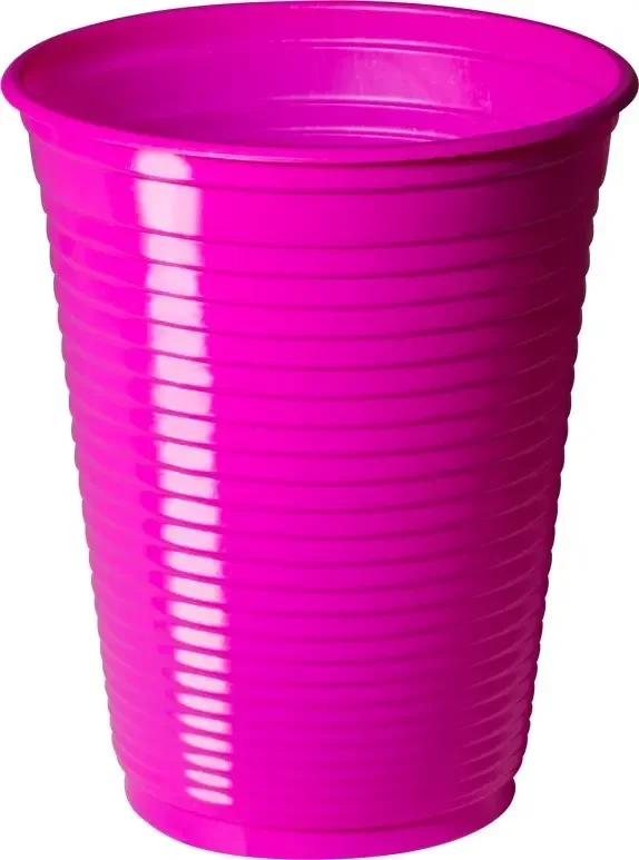 Vasos Rosa x 10 u 180 cc